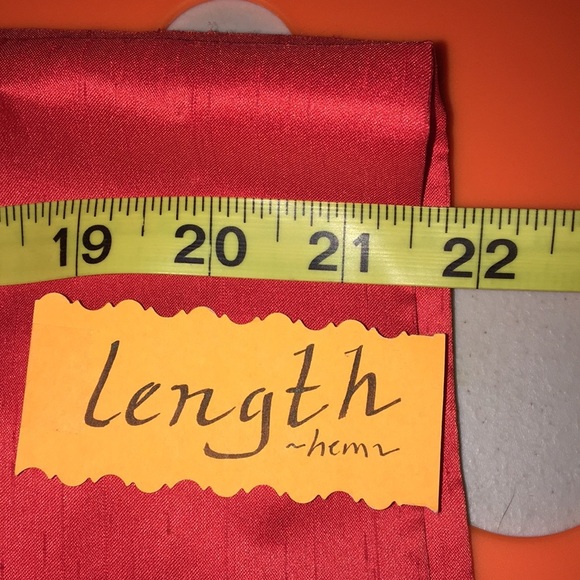 Vintage Rina Rossi Pencil Skirt Size 14 Orange - Picture 7 of 10